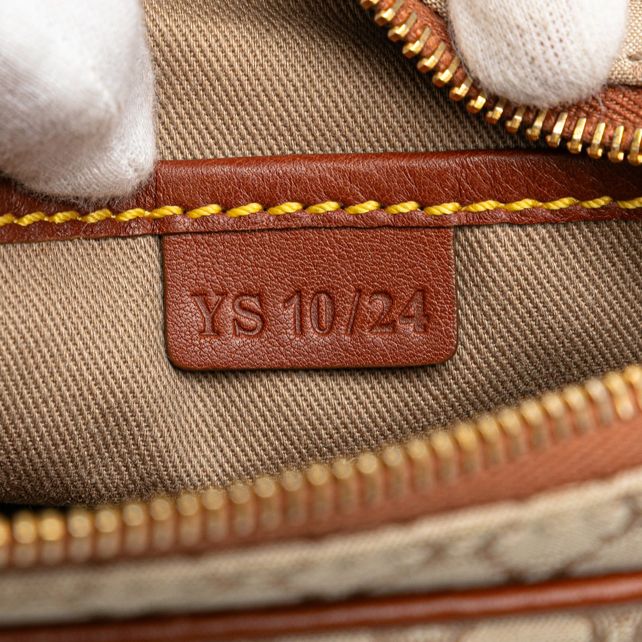 Celine Macadam Canvas Crossbody Bruin