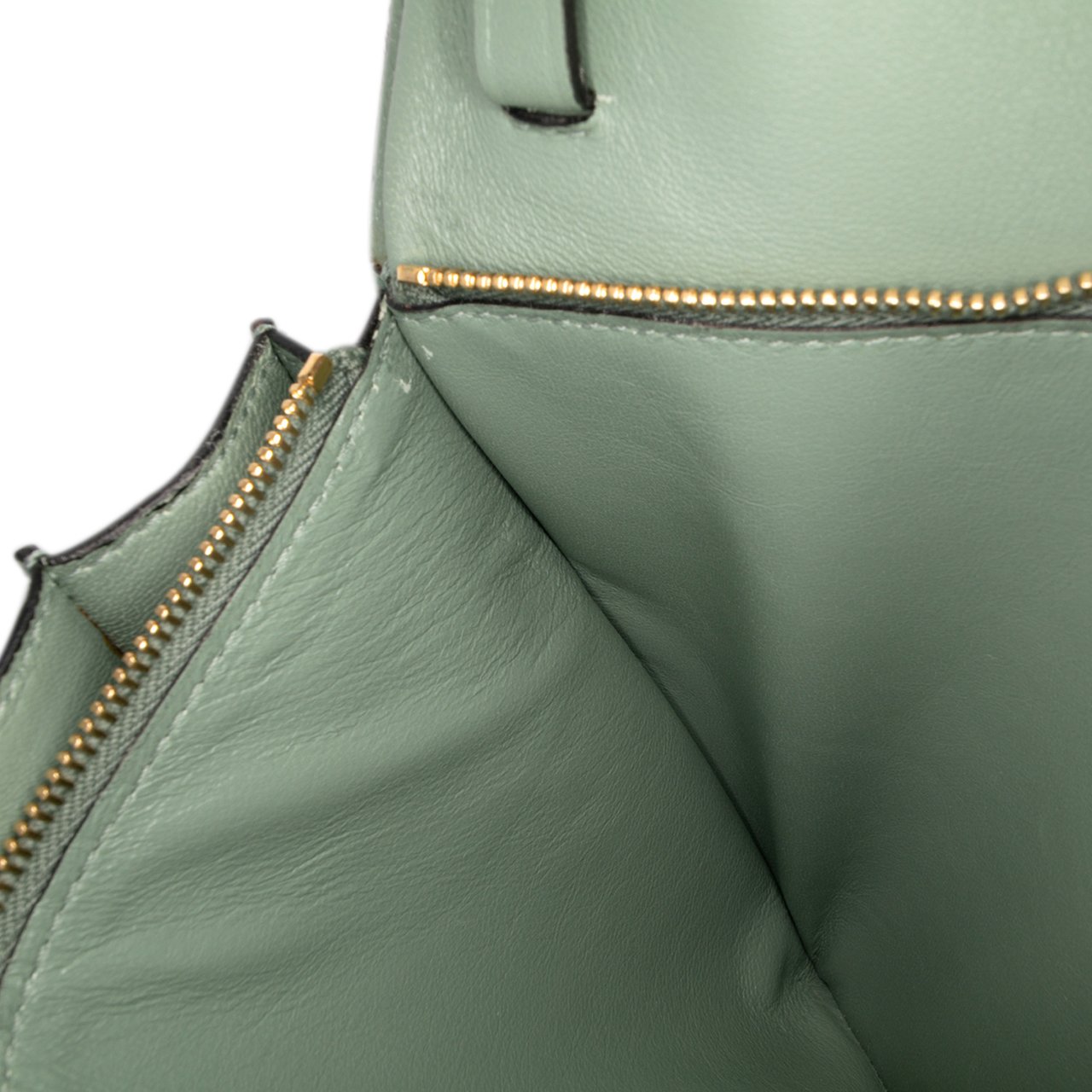 Celine Medium Calfskin Classic Box Groen