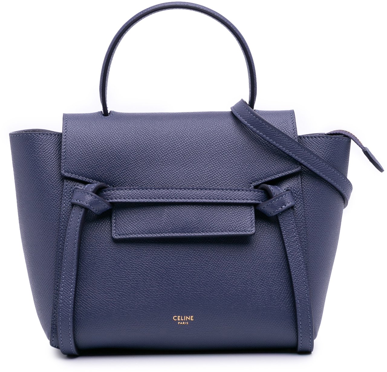Celine Nano Grained Calfskin Belt Bag Paars
