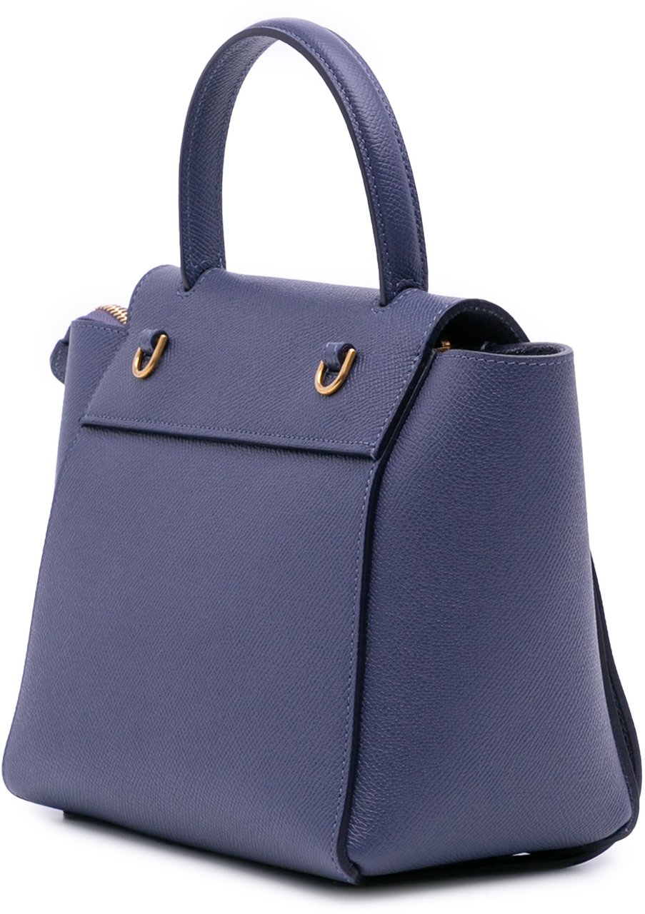 Celine Nano Grained Calfskin Belt Bag Paars