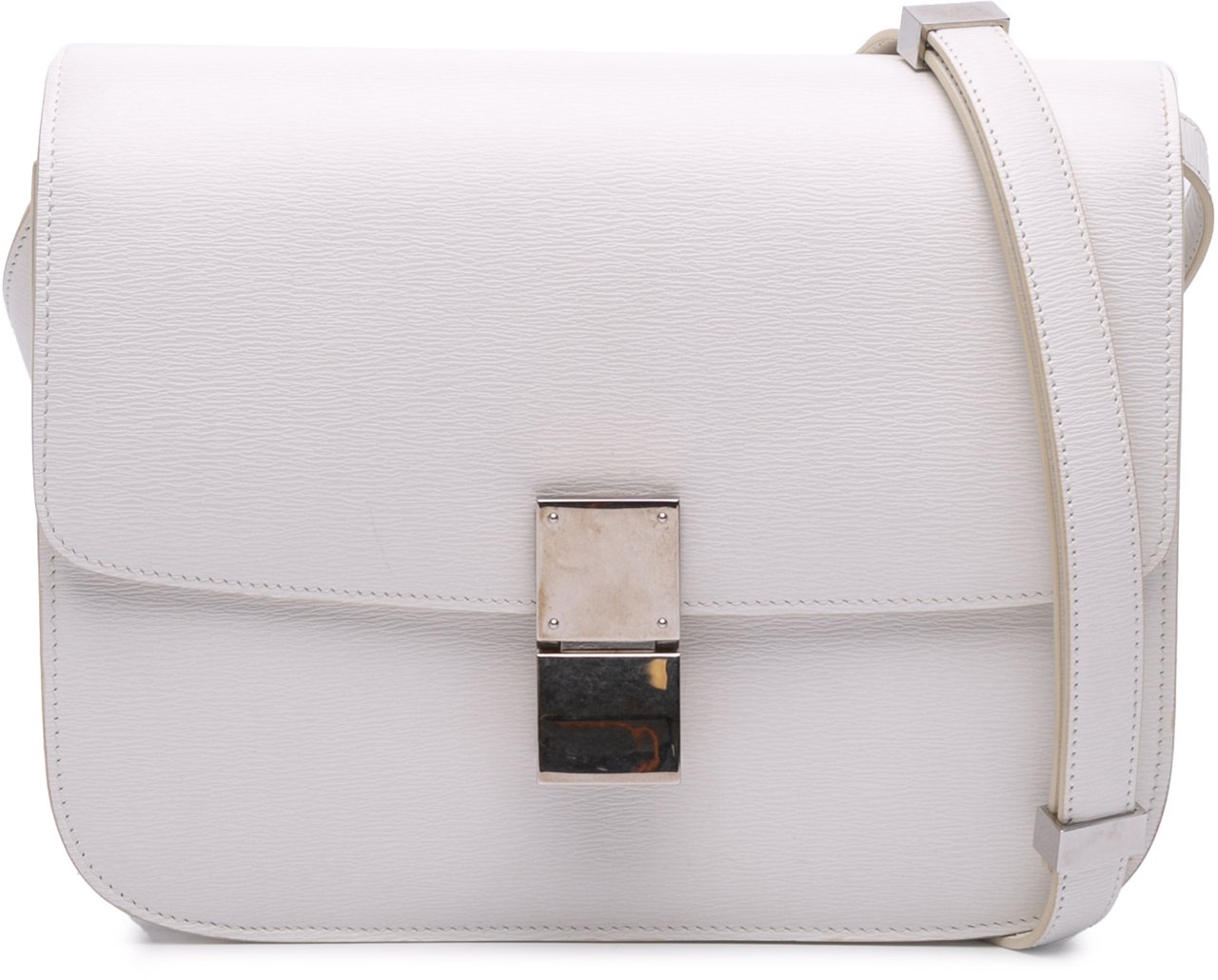 Celine Medium Calfskin Classic Box Wit