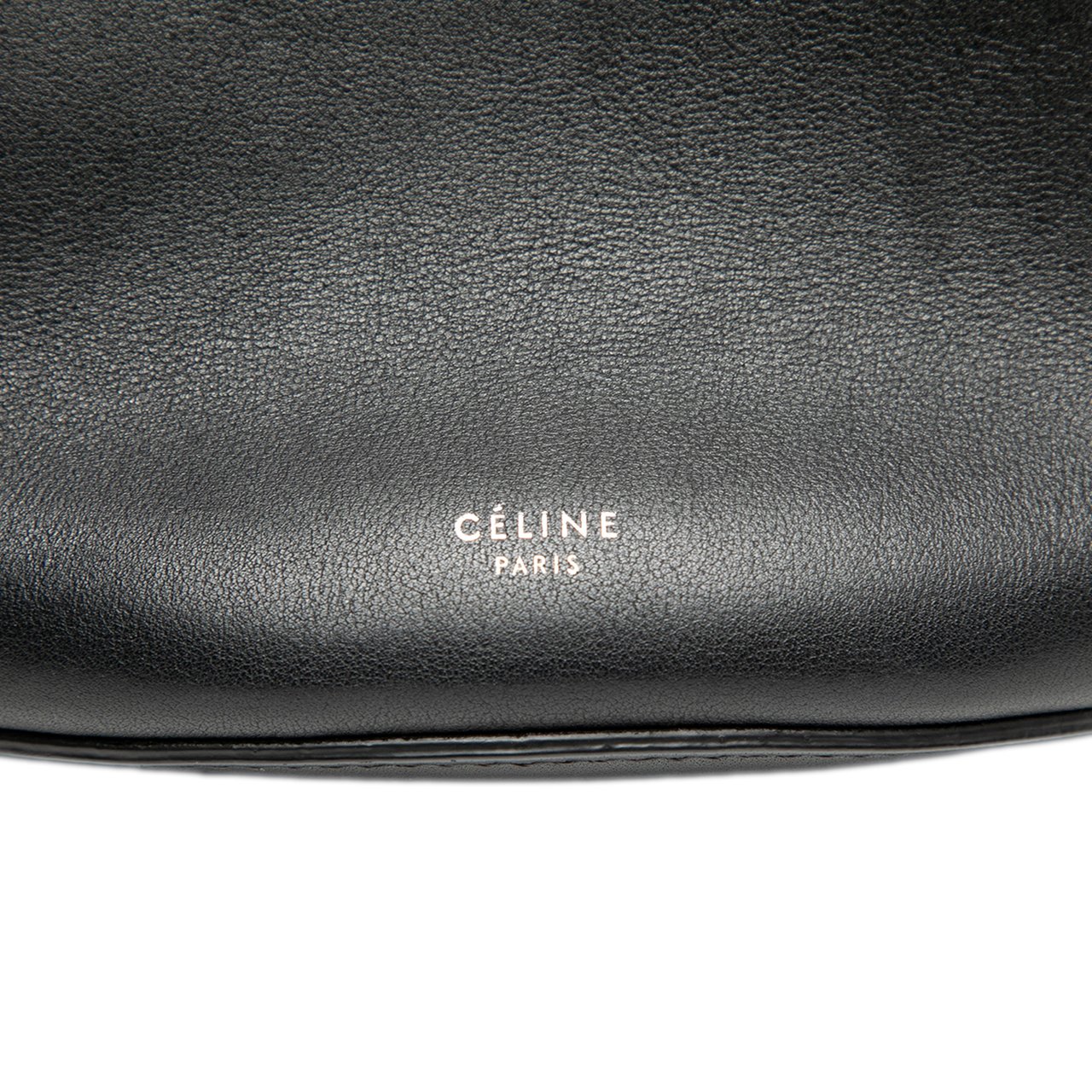 Celine Nano Leather Big Bag Bucket Crossbody Zwart