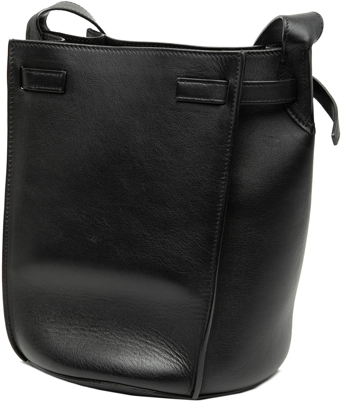 Celine Nano Leather Big Bag Bucket Crossbody Zwart