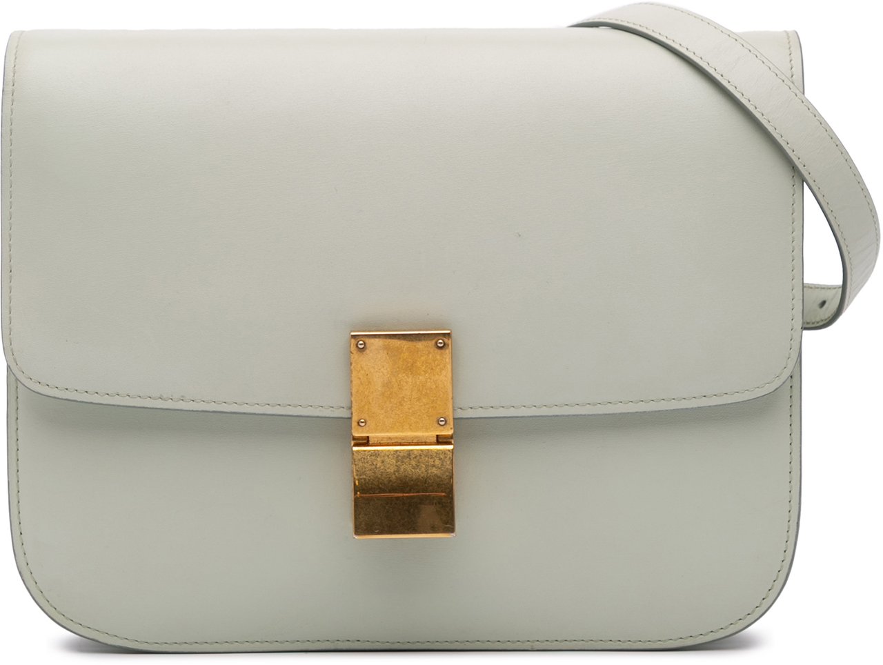 Celine Medium Calfskin Classic Box Groen