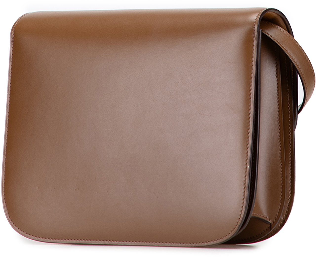 Celine Medium Calfskin Classic Box Bruin