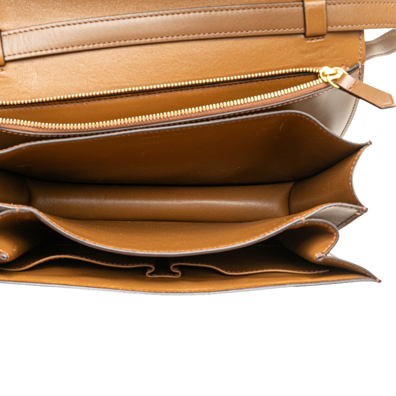 Celine Medium Calfskin Classic Box Bruin