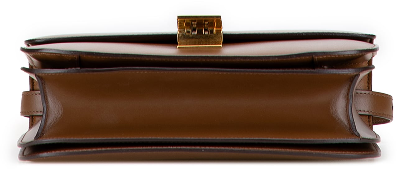 Celine Medium Calfskin Classic Box Bruin
