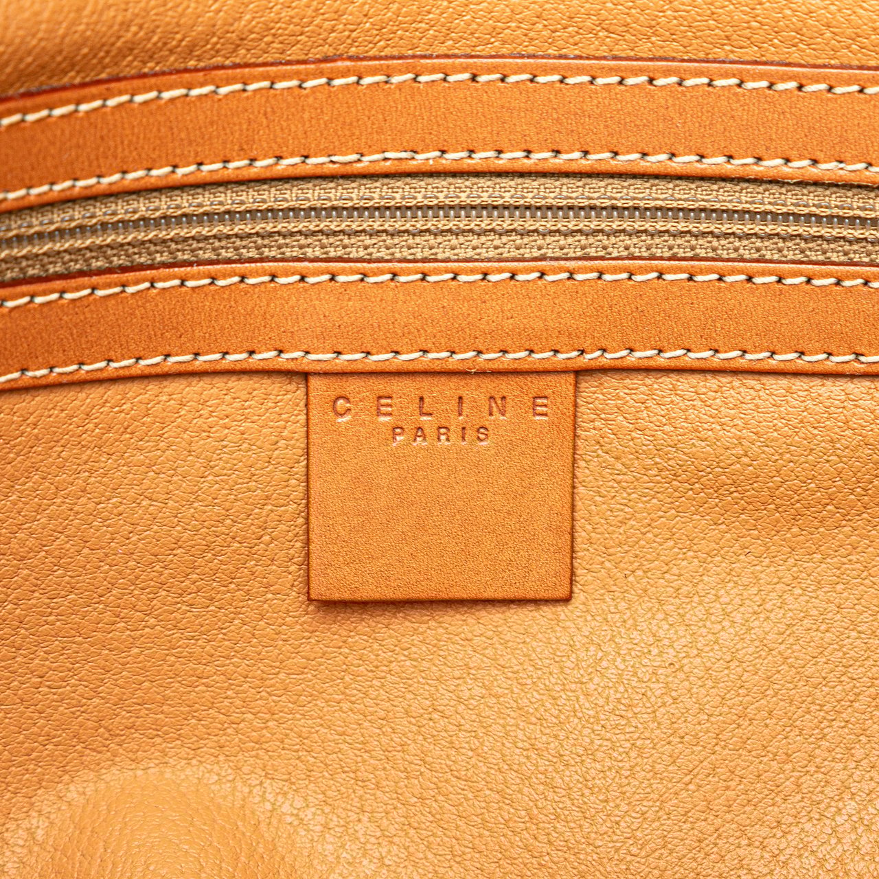 Celine Macadam Coated Canvas Tote Bruin
