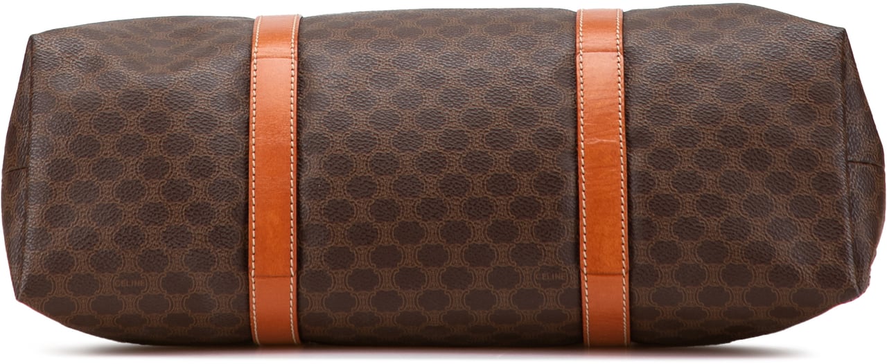 Celine Macadam Coated Canvas Tote Bruin