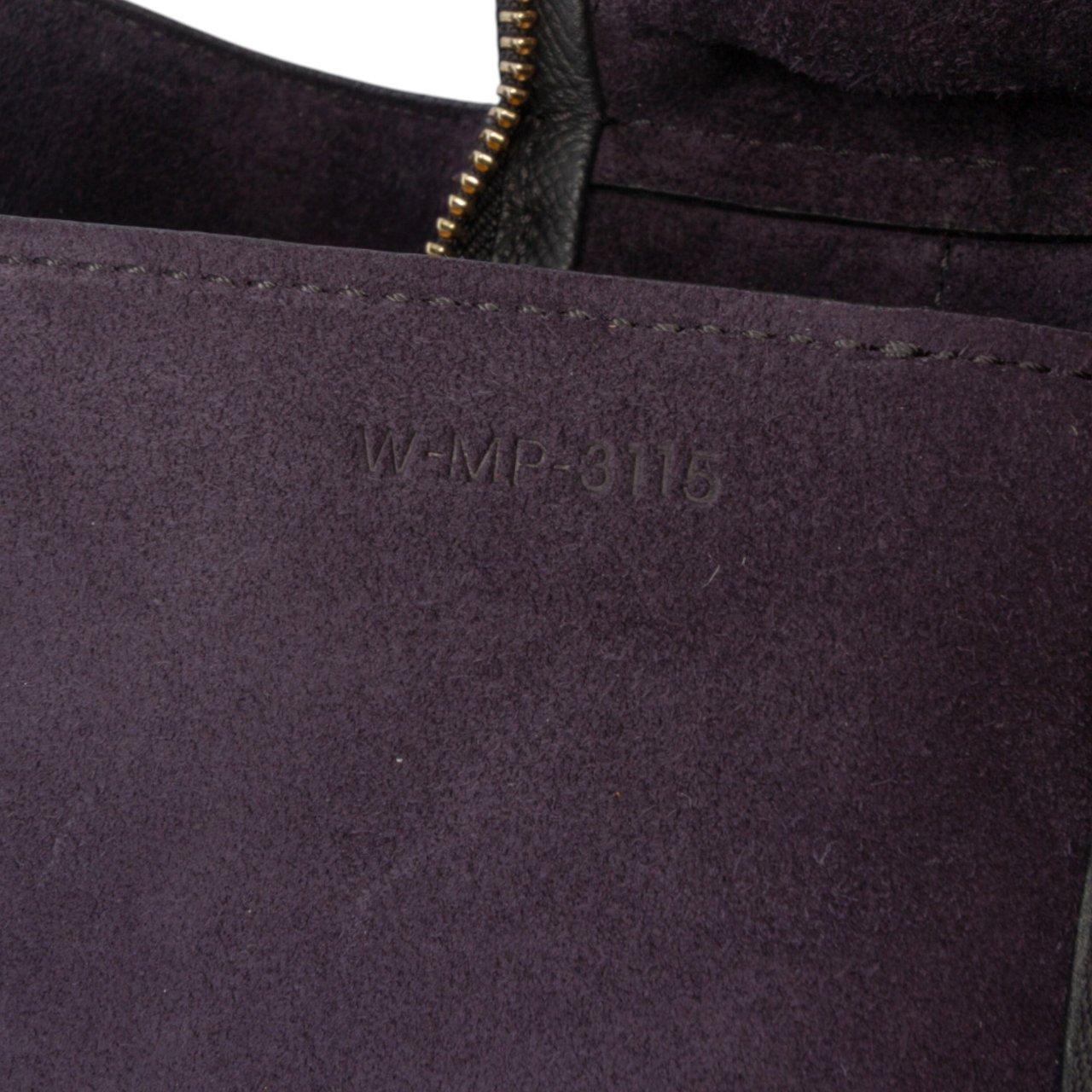 Celine Mini Grained Calfskin Belt Satchel Zwart