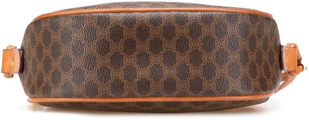 Celine Macadam Coated Canvas Crossbody Bruin