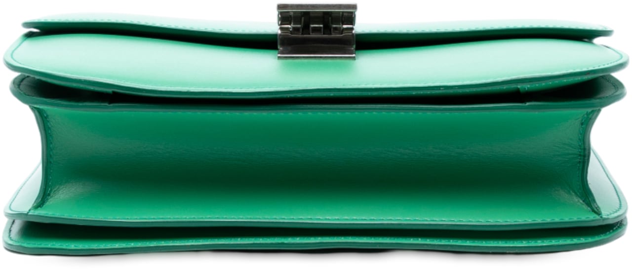 Celine Medium Calfskin Classic Box Groen