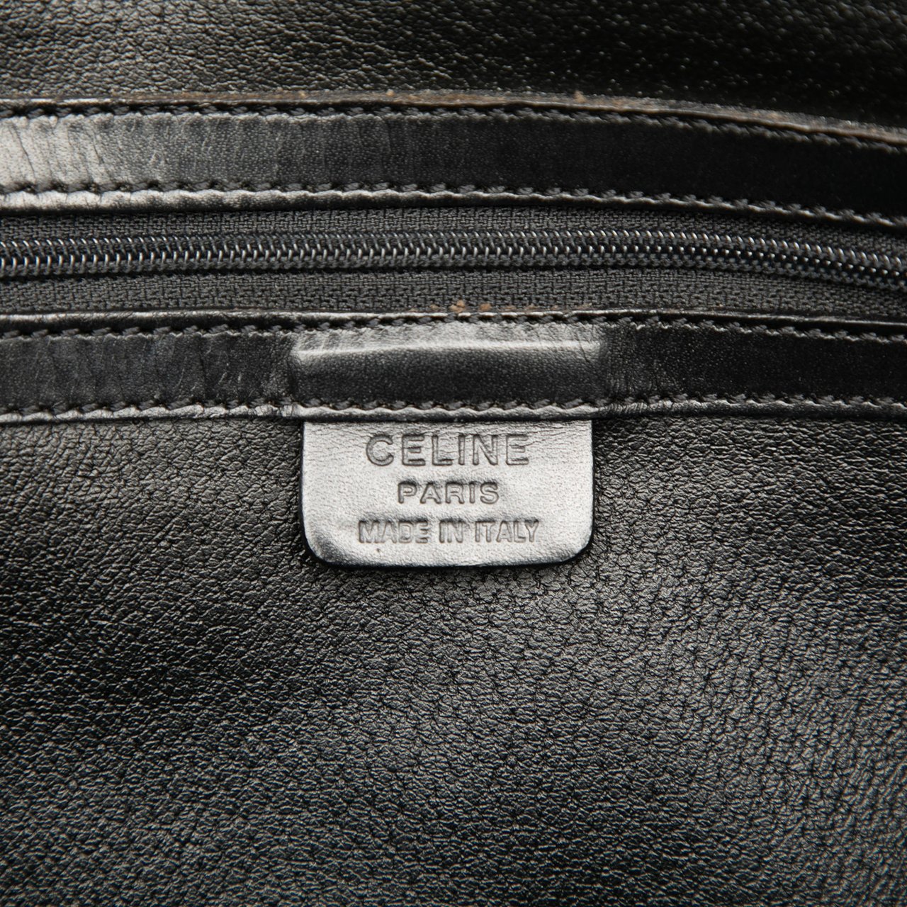 Celine Macadam Coated Canvas Handbag Bruin