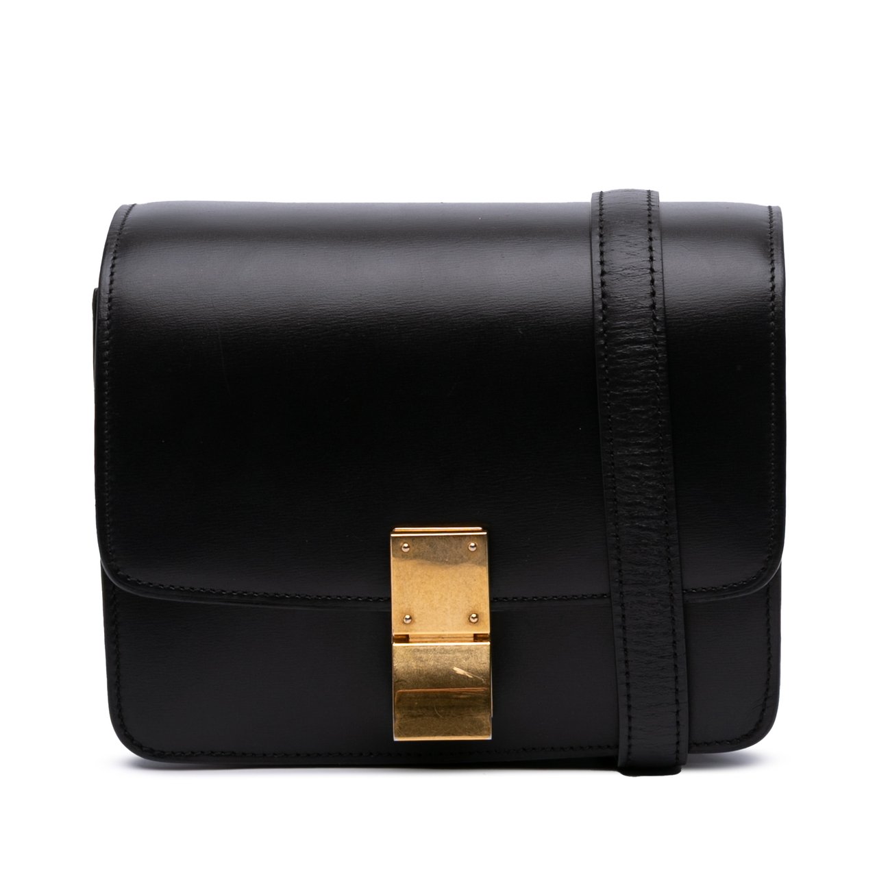 Celine Small Calfskin Classic Box Zwart
