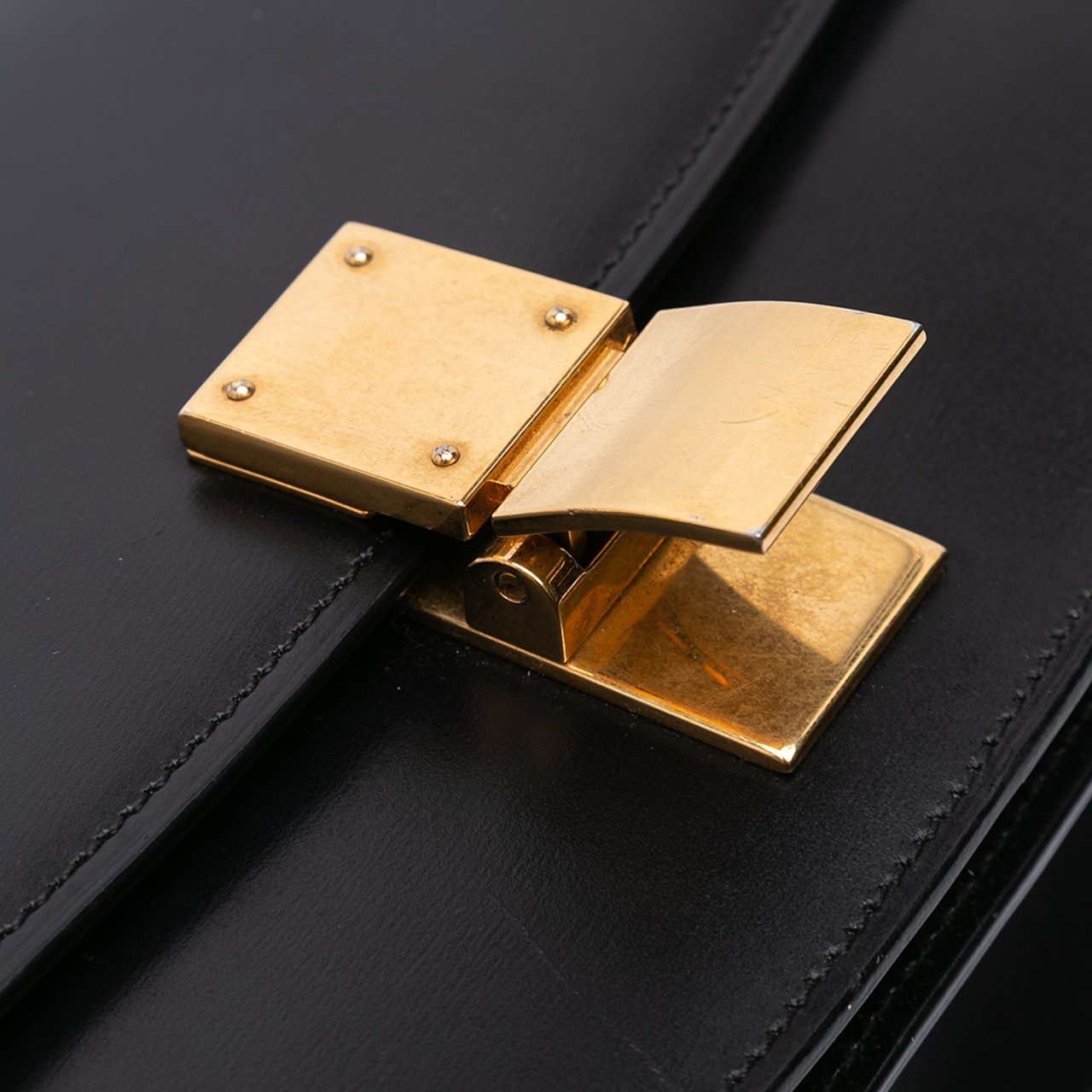 Celine Small Calfskin Classic Box Zwart