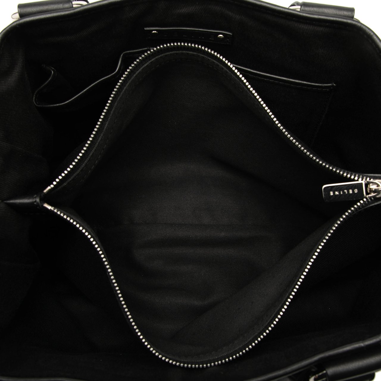 Celine C Macadam Suede Boogie Handbag Zwart