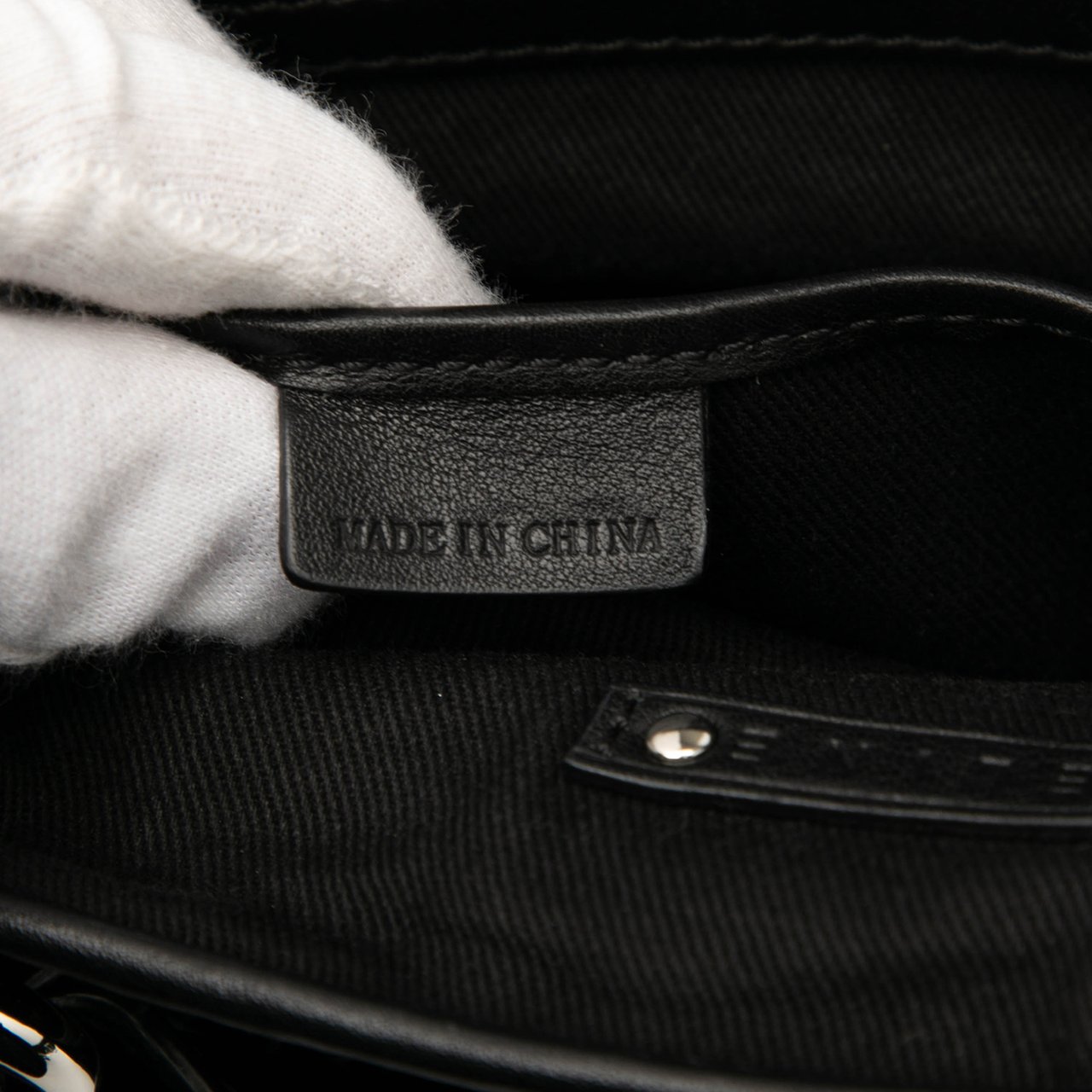 Celine C Macadam Suede Boogie Handbag Zwart