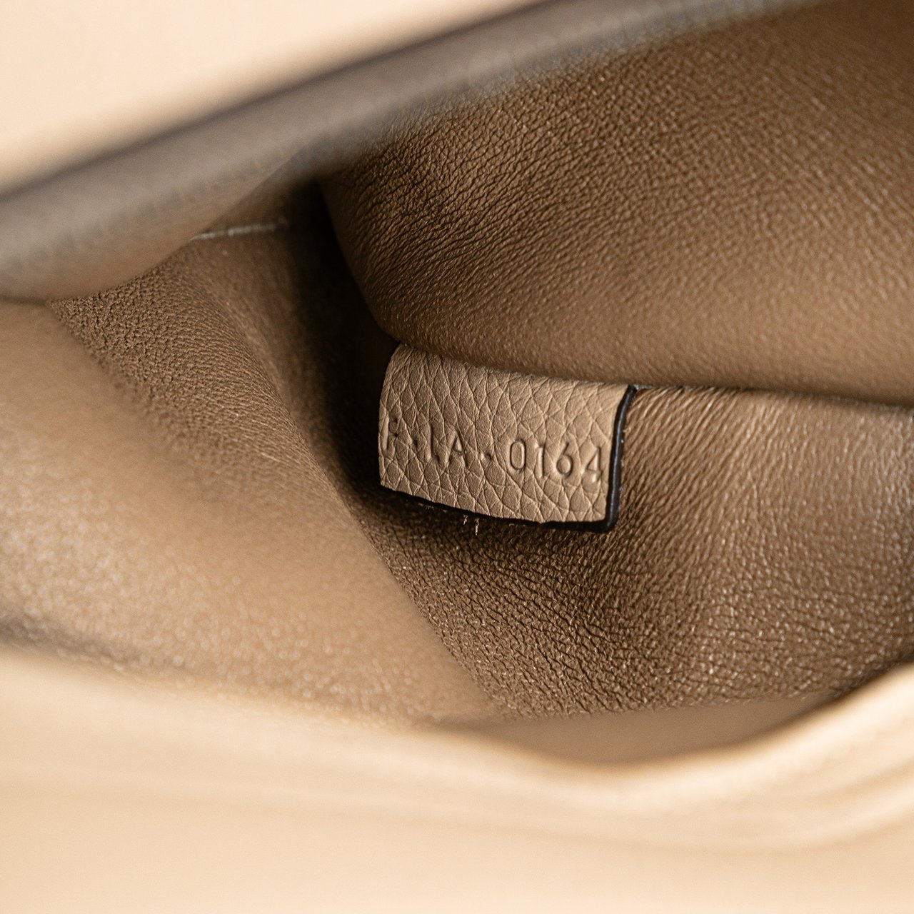 Celine Medium Drummed Calfskin and Suede Trapeze Satchel Bruin