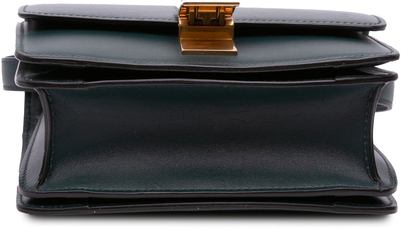 Celine Small Calfskin Classic Box Groen