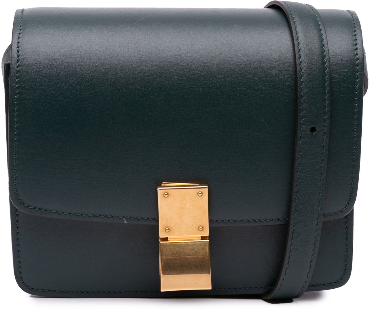 Celine Small Calfskin Classic Box Groen