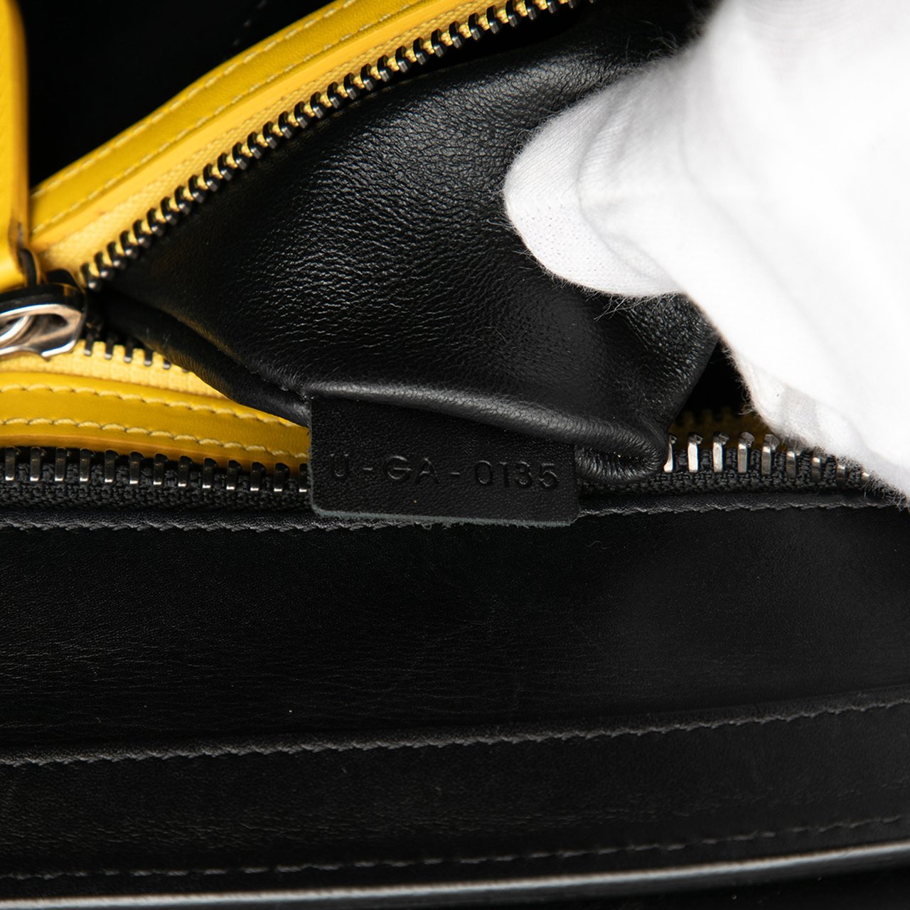 Celine Micro Tricolor Canvas and Leather Luggage Tote Bruin