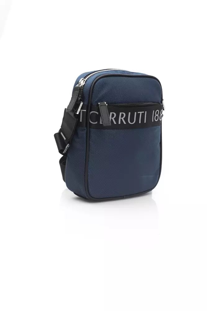 Cerruti 1881 Blue Nylon Women Crossbody Bag Blauw