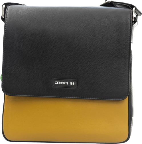Cerruti 1881 Yellow Leather Women Crossbody Geel