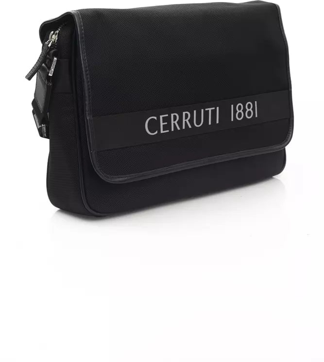 Cerruti 1881 Black Nylon Women Crossbody Bag Zwart