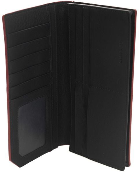 Cerruti 1881 Blue Calfskin Men Wallet Blauw