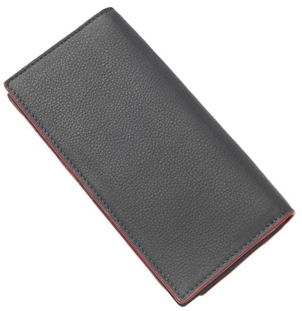 Cerruti 1881 Blue Calfskin Men Wallet Blauw