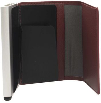 Cerruti 1881 Red Calfskin Men Wallet Rood