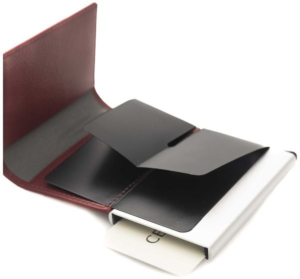 Cerruti 1881 Red Calfskin Men Wallet Rood