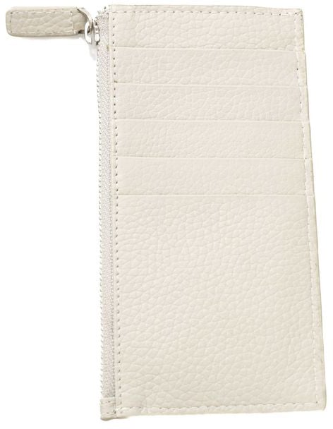 Cerruti 1881 White Leather Men Wallet Wit