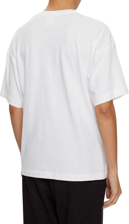 Champion Champion White Cotton T-Shirt Wit