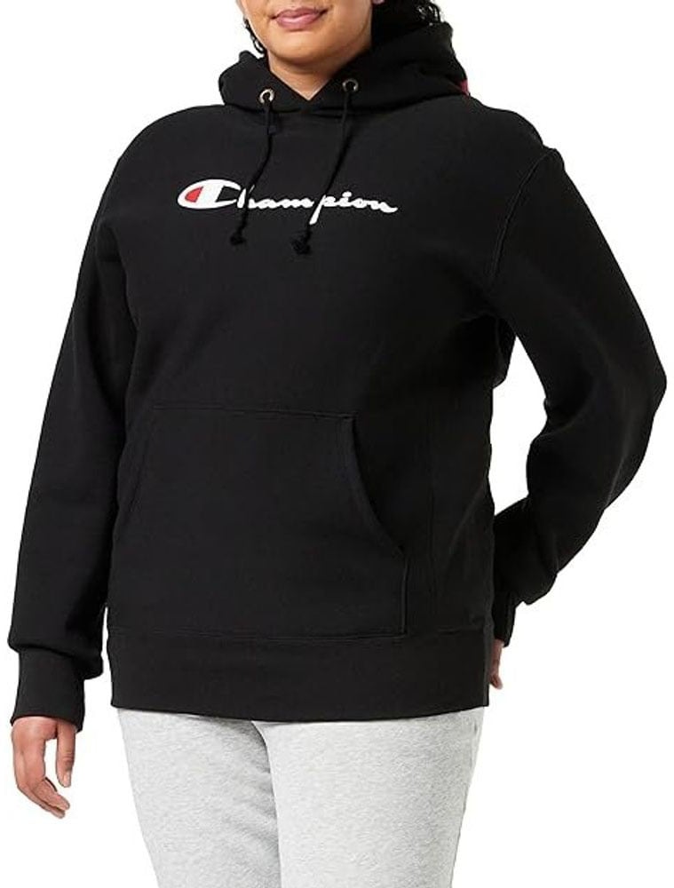Champion Champion Black Cotton Sweatshirt Zwart