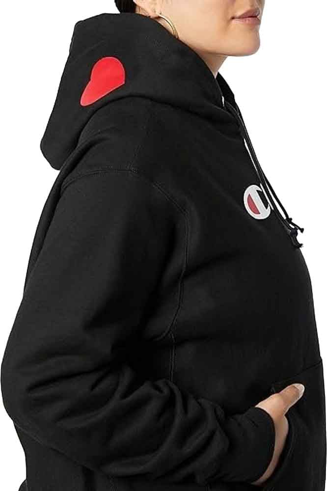 Champion Champion Black Cotton Sweatshirt Zwart