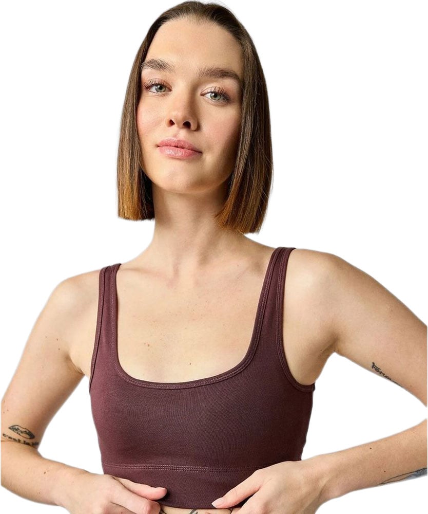 Champion Brown Cotton Bra Bruin