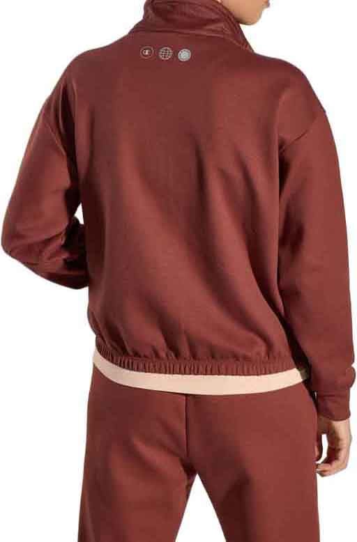 Champion Burgundy Polyester Sweatshirt Maroon
