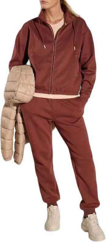 Champion Burgundy Polyester Sweatshirt Maroon