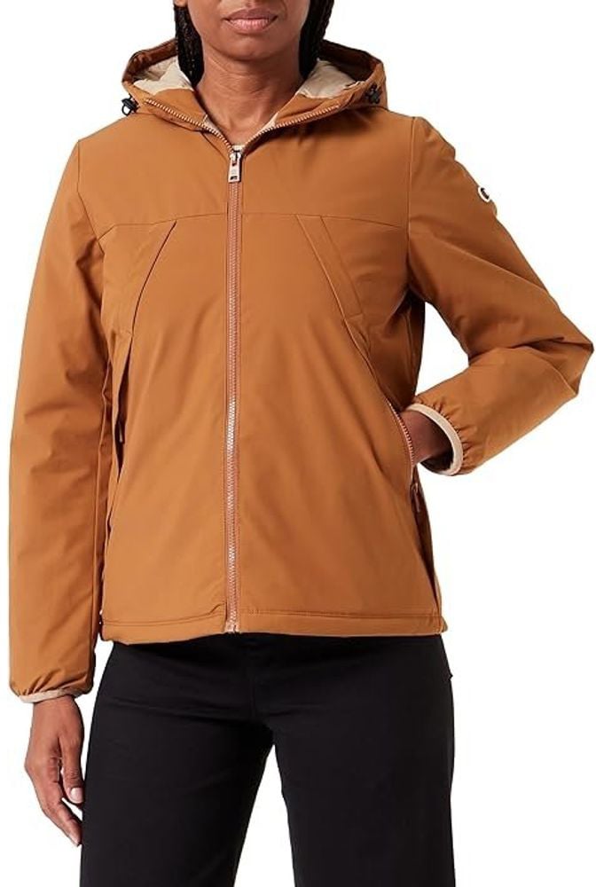 Champion Brown Polyamide Shell Jacket Bruin