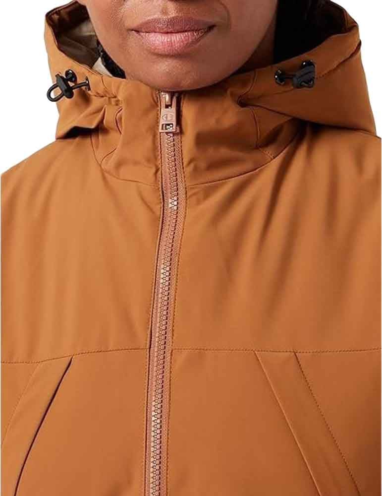 Champion Brown Polyamide Shell Jacket Bruin