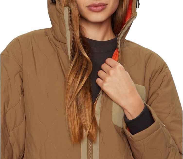 Champion Brown Polyamide Sweatshirt Bruin