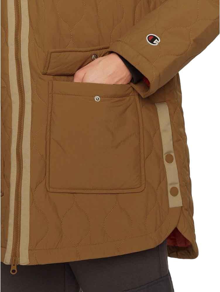 Champion Brown Polyamide Sweatshirt Bruin
