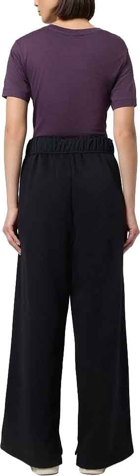 Champion Black Cotton Casual Pants Zwart
