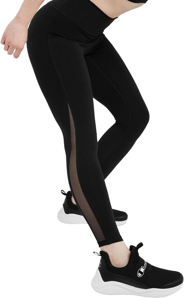 Champion Black Polyester Leggings Zwart