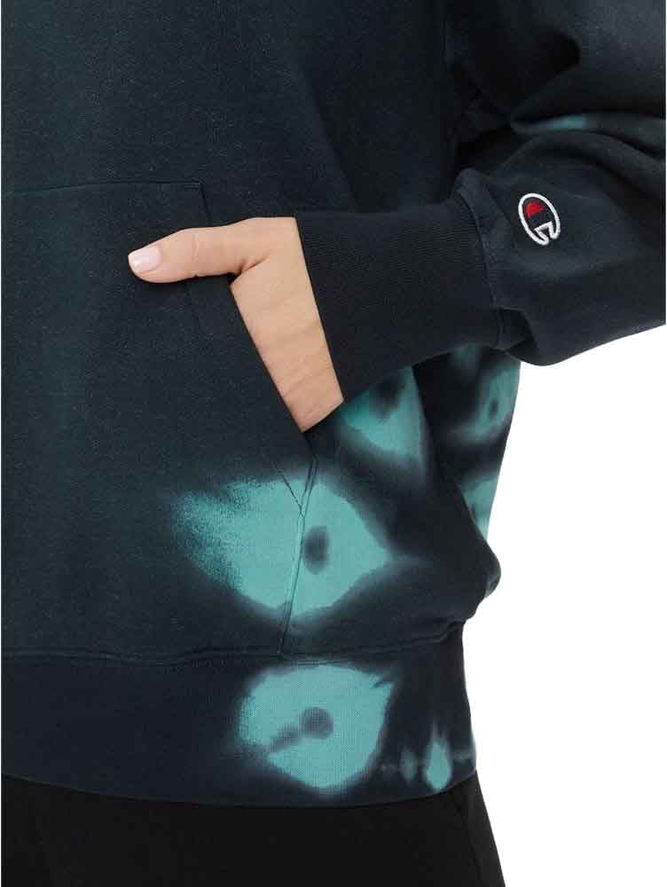 Champion Blue Cotton Sweatshirt Blauw