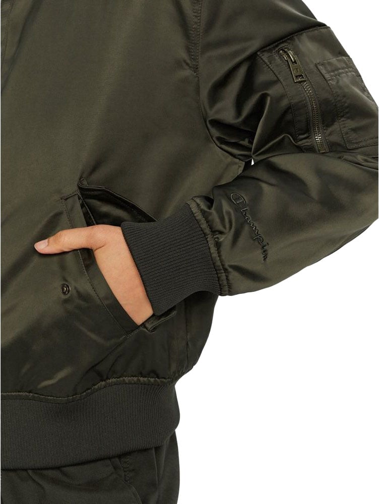 Champion Army Polyester Bomber Donkergroen