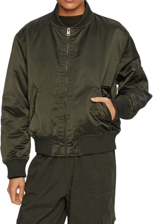 Champion Army Polyester Bomber Donkergroen