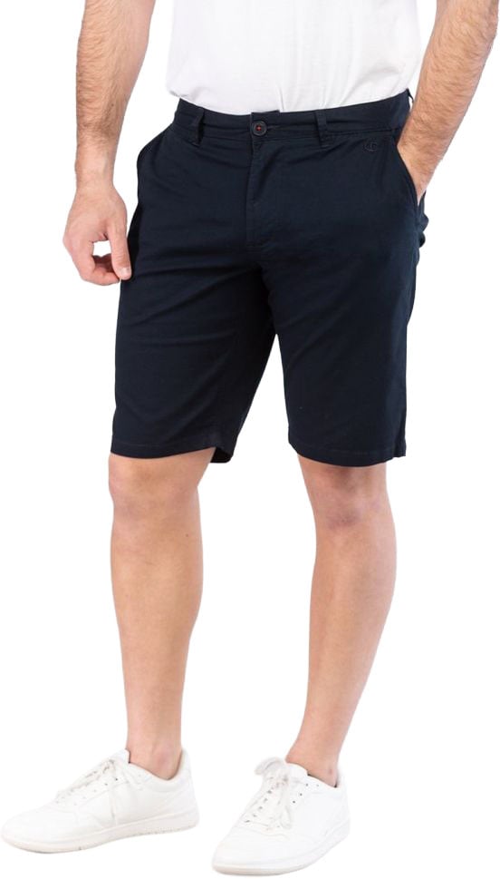 Champion Blue Cotton Bermuda Shorts Blauw