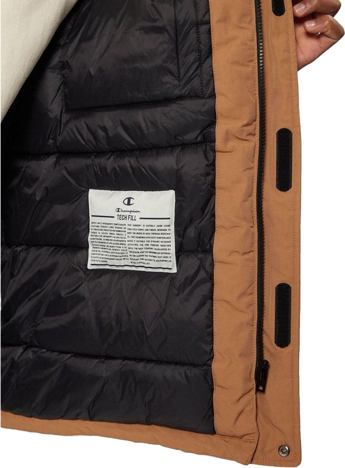Champion Brown Polyester Parka Bruin
